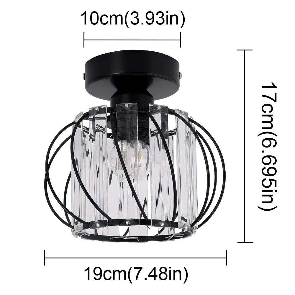 Crystal LED Pendant Light - Modern Chandelier for Bedroom, Living Room, Kitchen Island