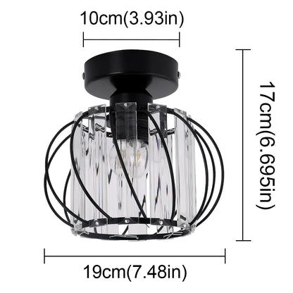 Crystal LED Pendant Light - Modern Chandelier for Bedroom, Living Room, Kitchen Island