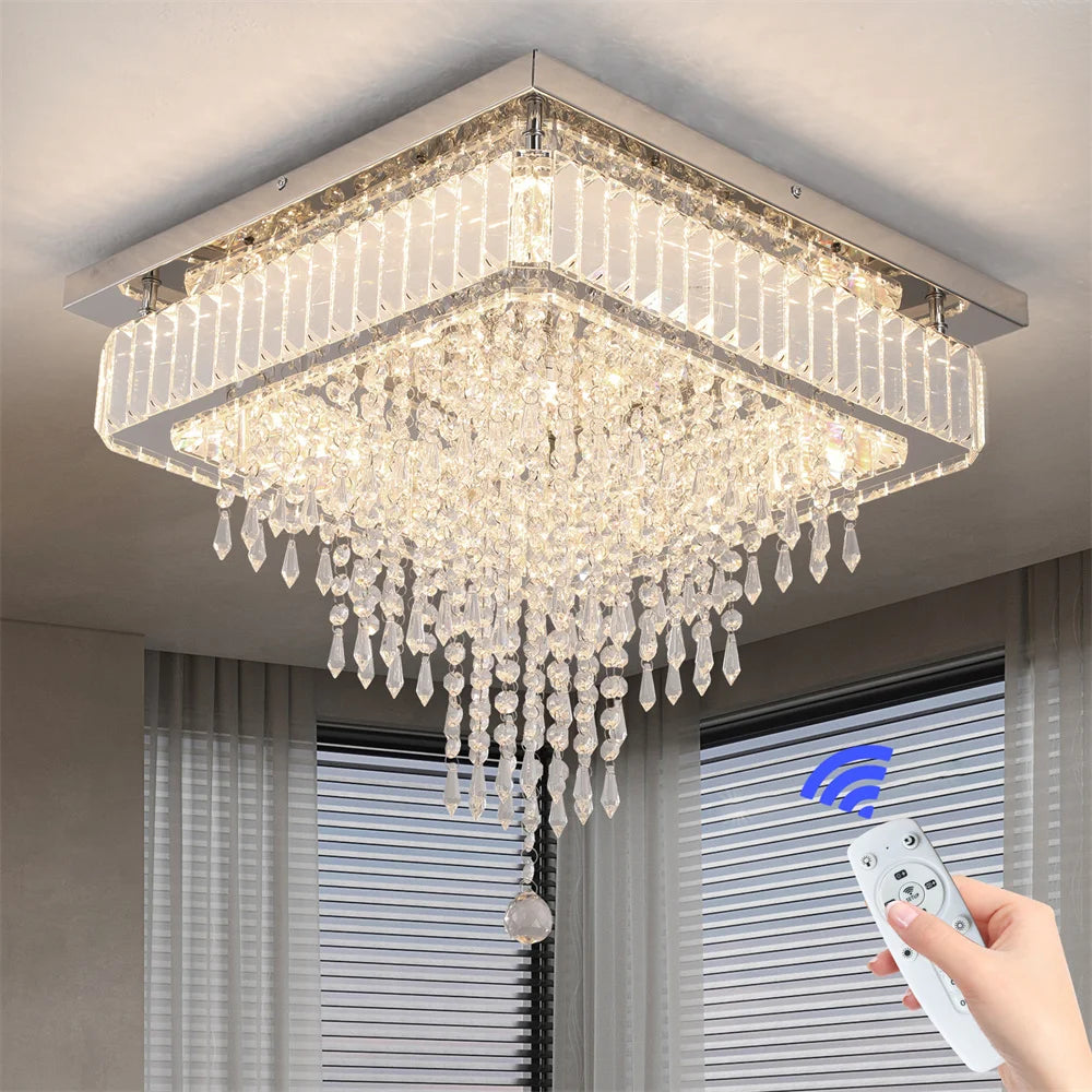 Luminous Elegance LED Crystal Chandelier