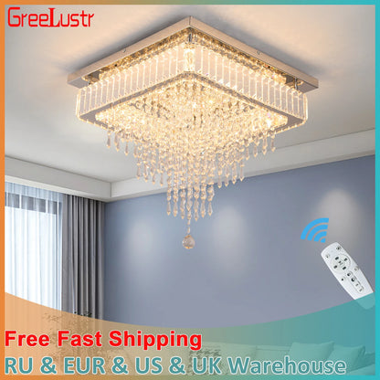 Luminous Elegance LED Crystal Chandelier