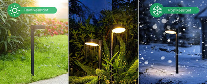 Luxury Solar Pathway Lights for Outdoor - Pack of 8