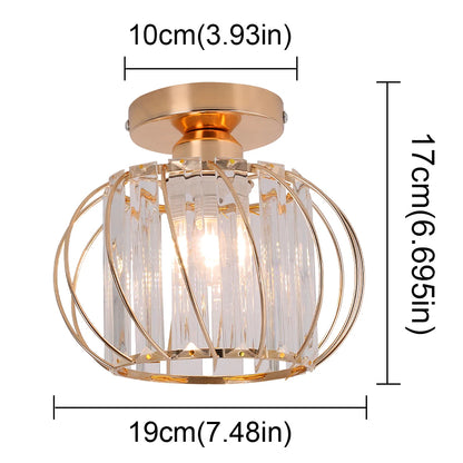 Crystal LED Pendant Light - Modern Chandelier for Bedroom, Living Room, Kitchen Island