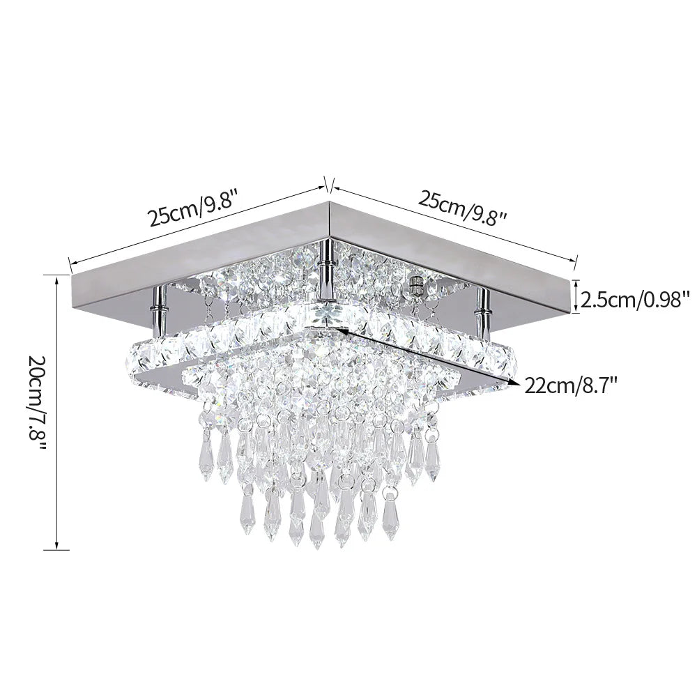 Luminous Elegance LED Crystal Chandelier