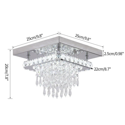 Luminous Elegance LED Crystal Chandelier